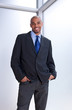 Good-looking smiling businessman