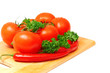 Composition with raw vegetables Composition with raw vegetables
