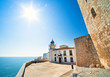 Beautiful landscape view (Peniscola lighthouse, Spain)