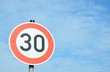 Verkehrsschild ''30''