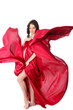 red dress