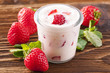 Strawberry yoghurt