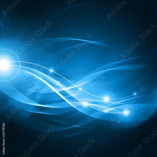 Illustration: Abstract blue background Abstract blue background