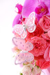 butterflies on bouquet of flowers