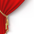 Red curtain