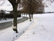 Wintereinbruch, Landstrasse