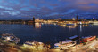 A night view of Stockholms old city