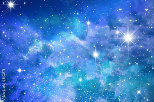 Illustration: Stars sky Stars sky