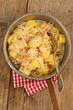 Kartoffeln und Sauerkraut