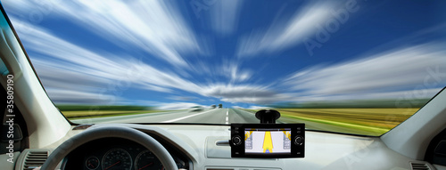 Photo: Fast driving Fast driving