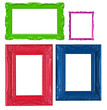 Colorful picture frames
