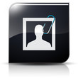 Symbole glossy vectoriel photo identité trombone Symbole glossy vectoriel photo identité trombone