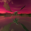 Fantasy world scene