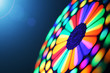 Foto: Colorful spinning wheel blur background Colorful spinning wheel blur background