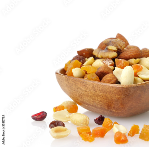 Photo: mixed dried fruit, nuts and seeds mixed dried fruit, nuts and seeds