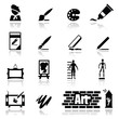 Icons set arts