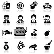 Icons set Casino