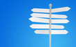 3d blank arrow sign 3d blank arrow sign