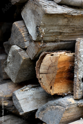 Photo: Pile of different woods Pile of different woods