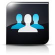 Symbole glossy vectoriel collaborateurs Symbole glossy vectoriel collaborateurs