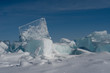 Frozen lake
