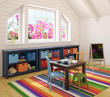 Interior of playroom.