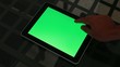 Tablet - green screen customizable