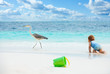 Fun baby games on the beach