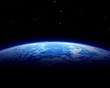 planet earth in space