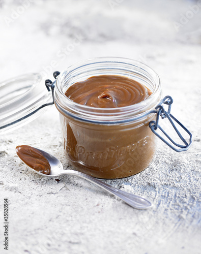 Photo: Confiture de lait en bocal Confiture de lait en bocal