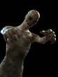 3d rendered illustration of a scary zombie