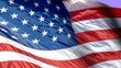 Flag of the USA slowly swaying in the wind Flag of the USA slowly swaying in the wind