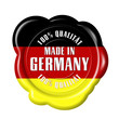 siegel made in germany 100% qualität