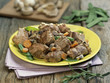 Sauté d'agneau aux petits légumes