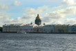 Neva river and St Isaac's Cathedral Neva river and St Isaac's Cathedral