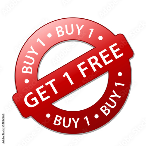 Shoes     on Buy 1 Get 1 Free Marketing Stamp  Special Offers Sale Label     Web