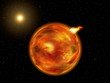 Fantasy Galaxy Planet of Fire