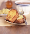 Brioche façon pain perdu à la compote de pomme poire kiwi