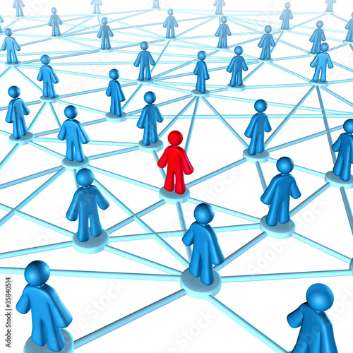 Illustration: Networking success Networking success