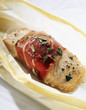 Pavé de saumon au jambon cru Pavé de saumon au jambon cru
