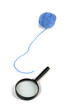 Magnifier and wool