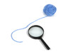 Magnifier and wool