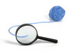 Magnifier and wool