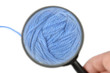 Magnifier and wool