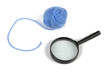 Magnifier and wool