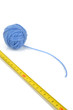 Steel tape and wool