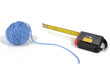 Steel tape and wool