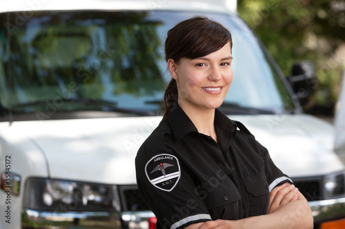 Photo: Woman Paramedic Woman Paramedic