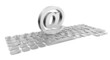 Arobase et clavier 3d