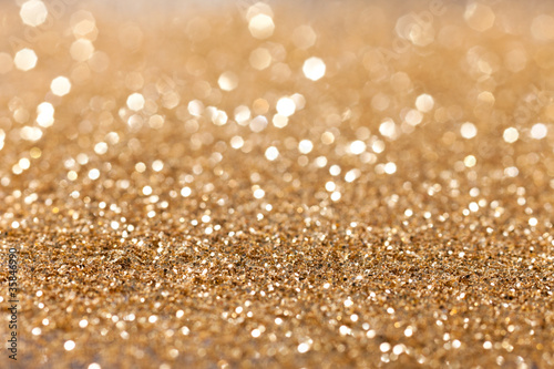 Foto: gold twinkled background - christmas gold twinkled background - christmas